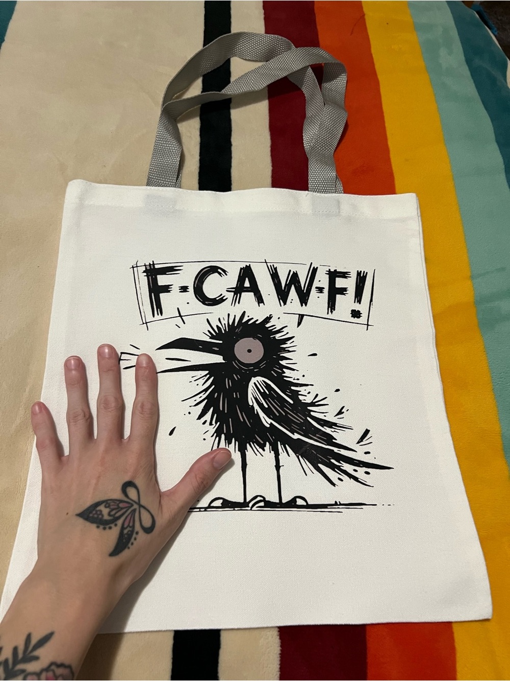 F-Caw-F Shoulder Bag 🐦‍⬛ - Picture 2 of 7
